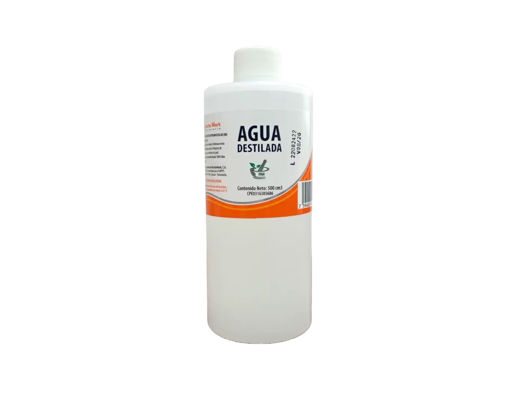 Agua destilada