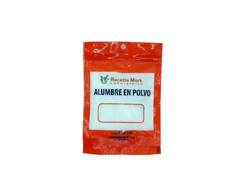 Alumbre en polvo