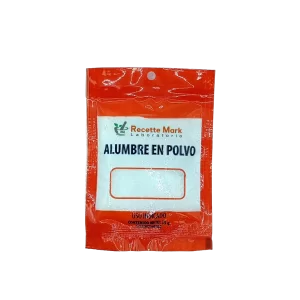 Alumbre en polvo